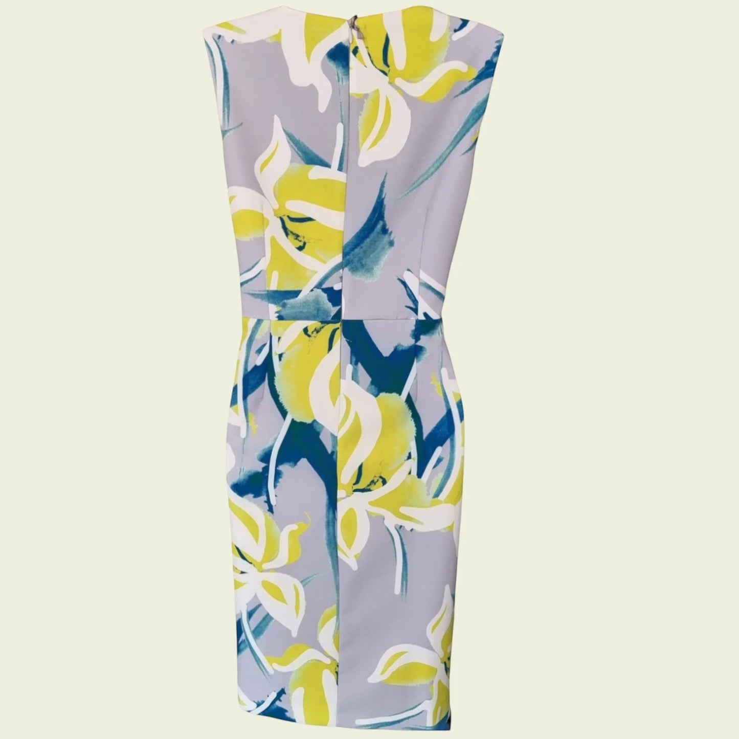 Michaela Louisa Grey Multicolour Floral Shift Dress UK 16 US 12 EU 44 - Timelessfashions