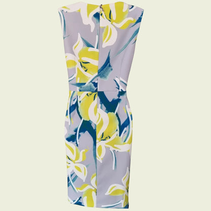 Michaela Louisa Grey Multicolour Floral Shift Dress UK 16 US 12 EU 44 - Timelessfashions