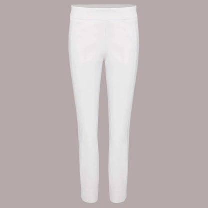 White leggings on a gray background