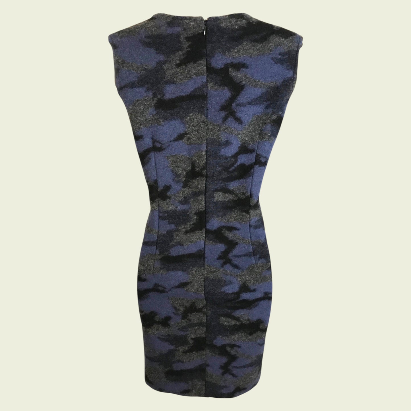 back of dress on beige background