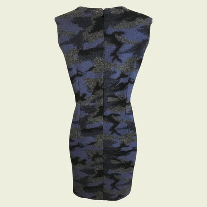 back of dress on beige background