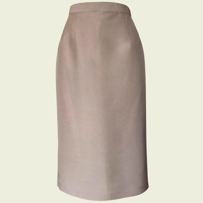 Medici Vintage Grey Silk Special Occasion Suit UK 10 US 6 EU 38 - Timelessfashions