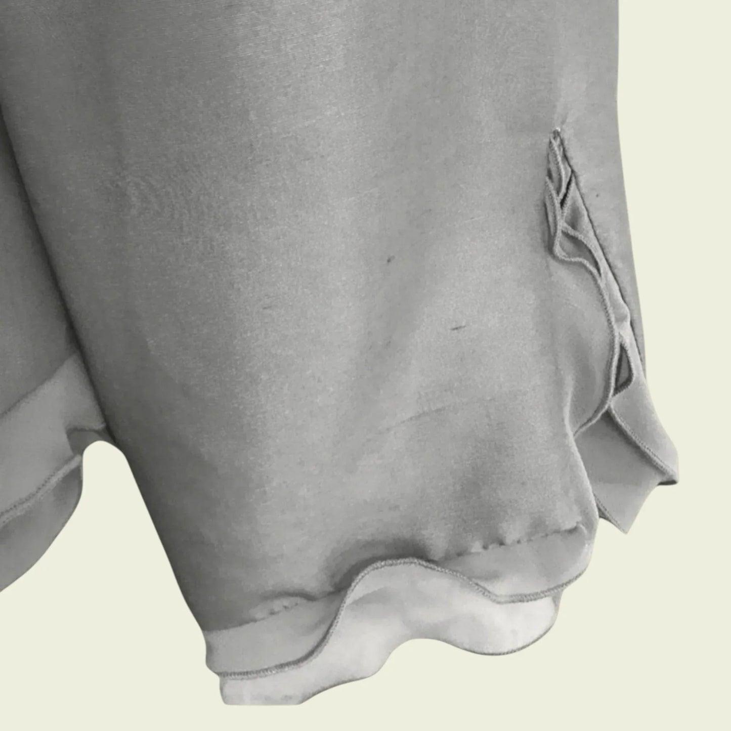 Medici Vintage Grey Silk Special Occasion Suit UK 10 US 6 EU 38 - Timelessfashions