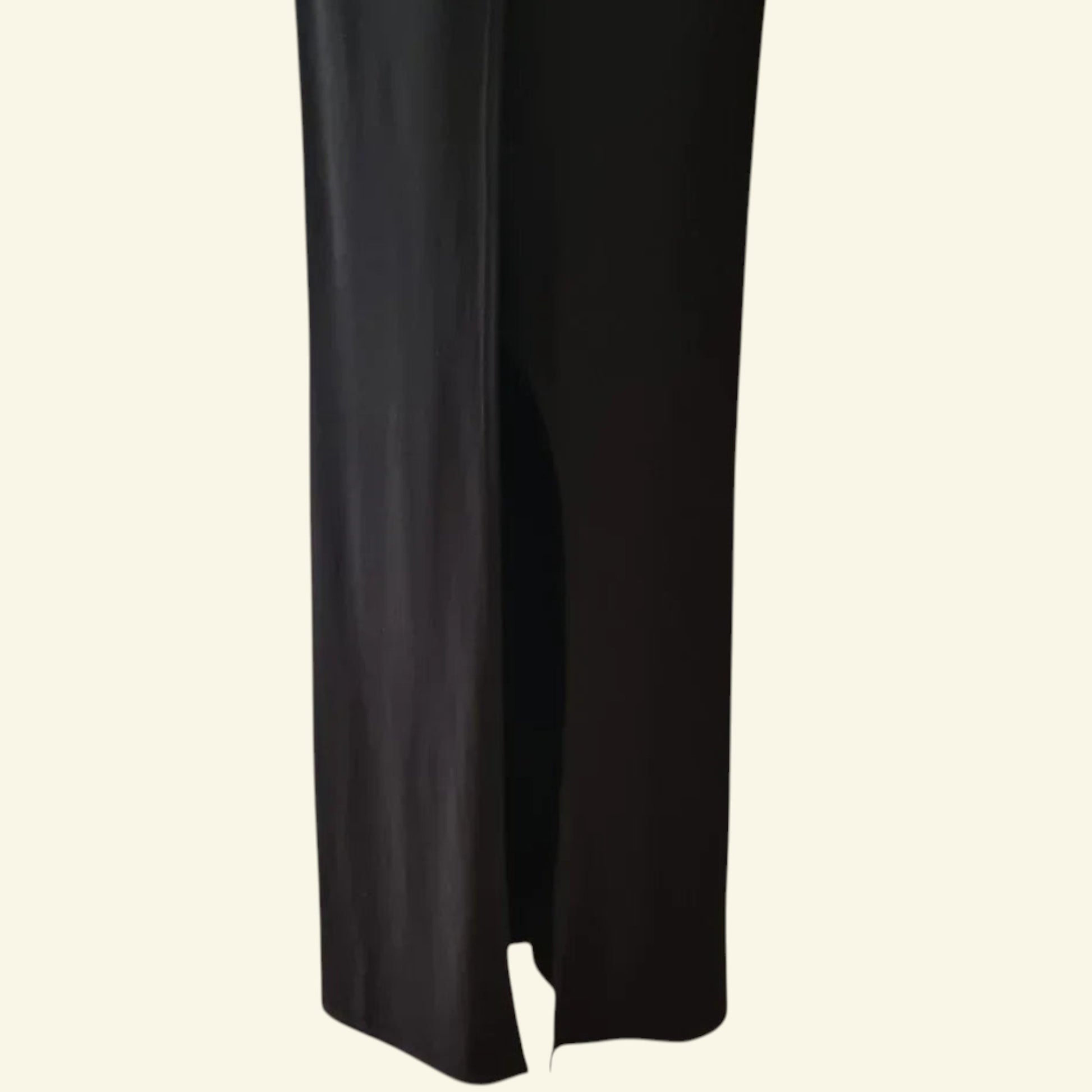Monsoon Black Womens Long Evening Dress With Side Split UK 12 US 8 EU 40 - Timelessfashions