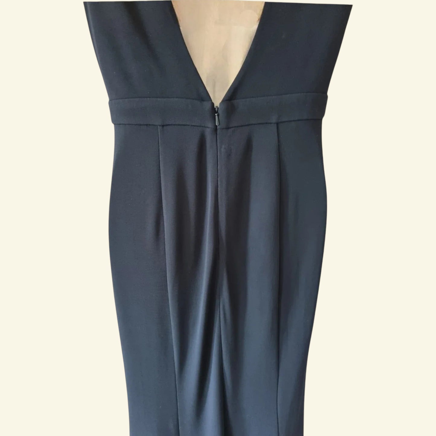 Monsoon Black Womens Long Evening Dress With Side Split UK 12 US 8 EU 40 - Timelessfashions