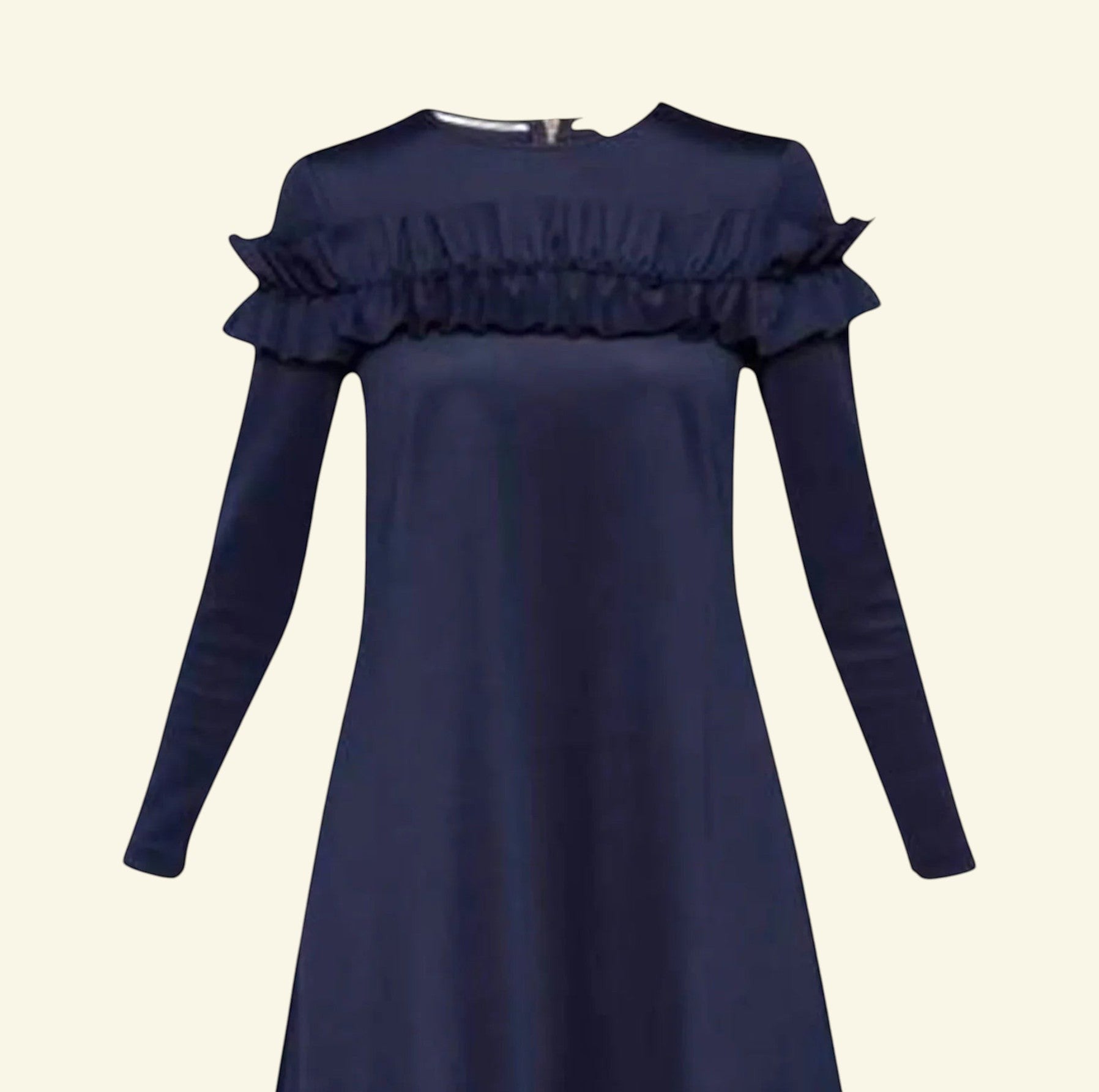Ted Baker Navy Women's Zufara Ruffle Bodice Tunic UK 12 US 8 EU 40 - Timelessfashions