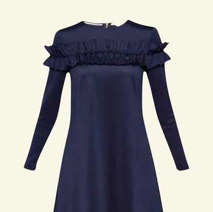 Ted Baker Navy Women's Zufara Ruffle Bodice Tunic UK 12 US 8 EU 40 - Timelessfashions