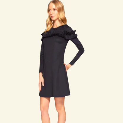 Ted Baker Navy Women's Zufara Ruffle Bodice Tunic UK 12 US 8 EU 40 - Timelessfashions