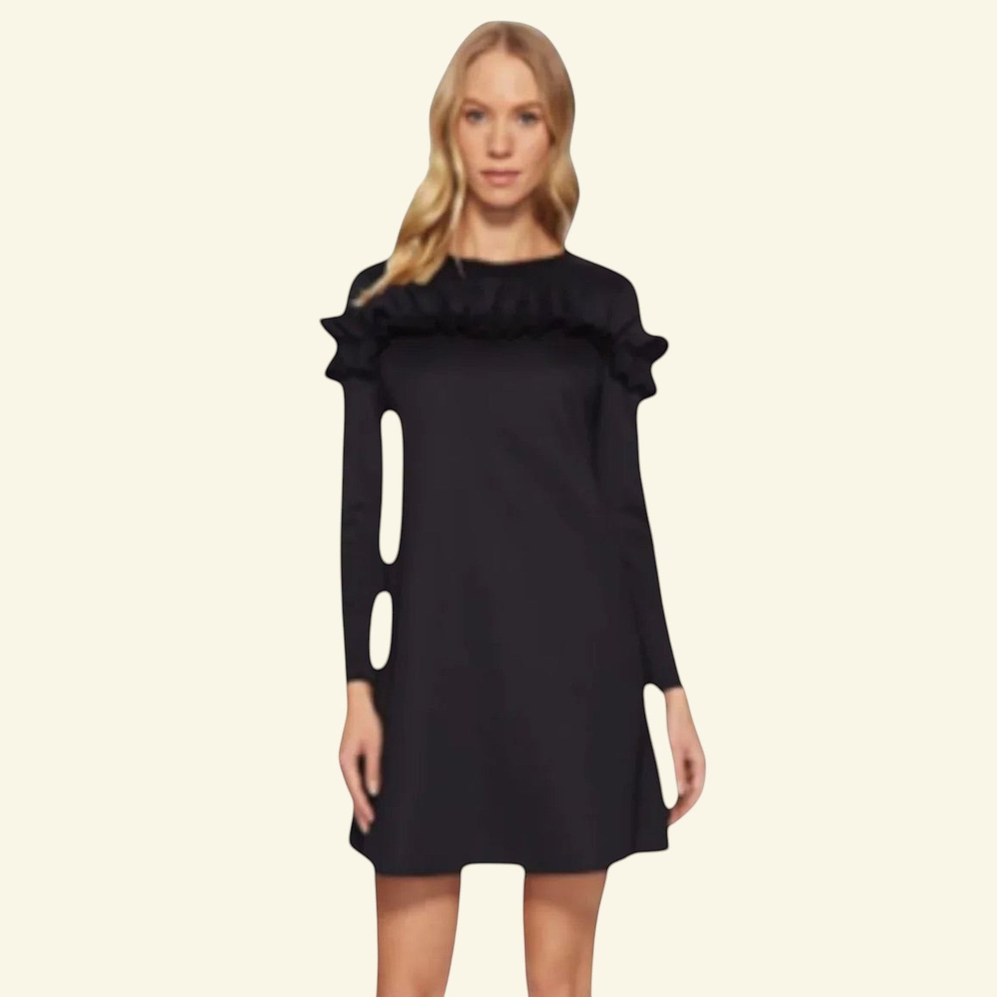 Ted Baker Navy Women's Zufara Ruffle Bodice Tunic UK 12 US 8 EU 40 - Timelessfashions