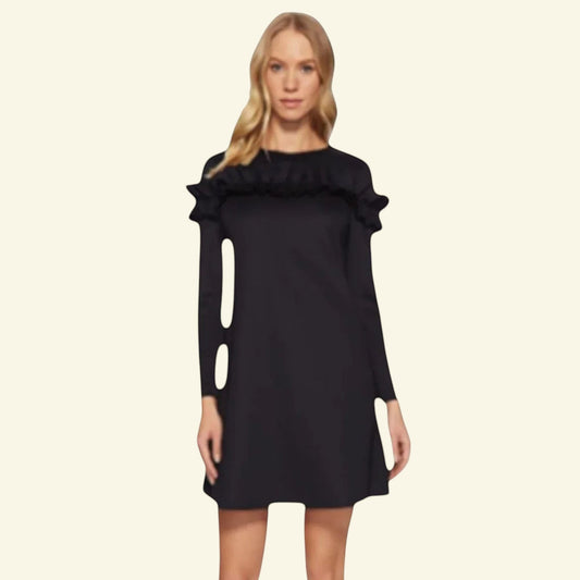 Ted Baker Navy Women's Zufara Ruffle Bodice Tunic UK 12 US 8 EU 40 - Timelessfashions