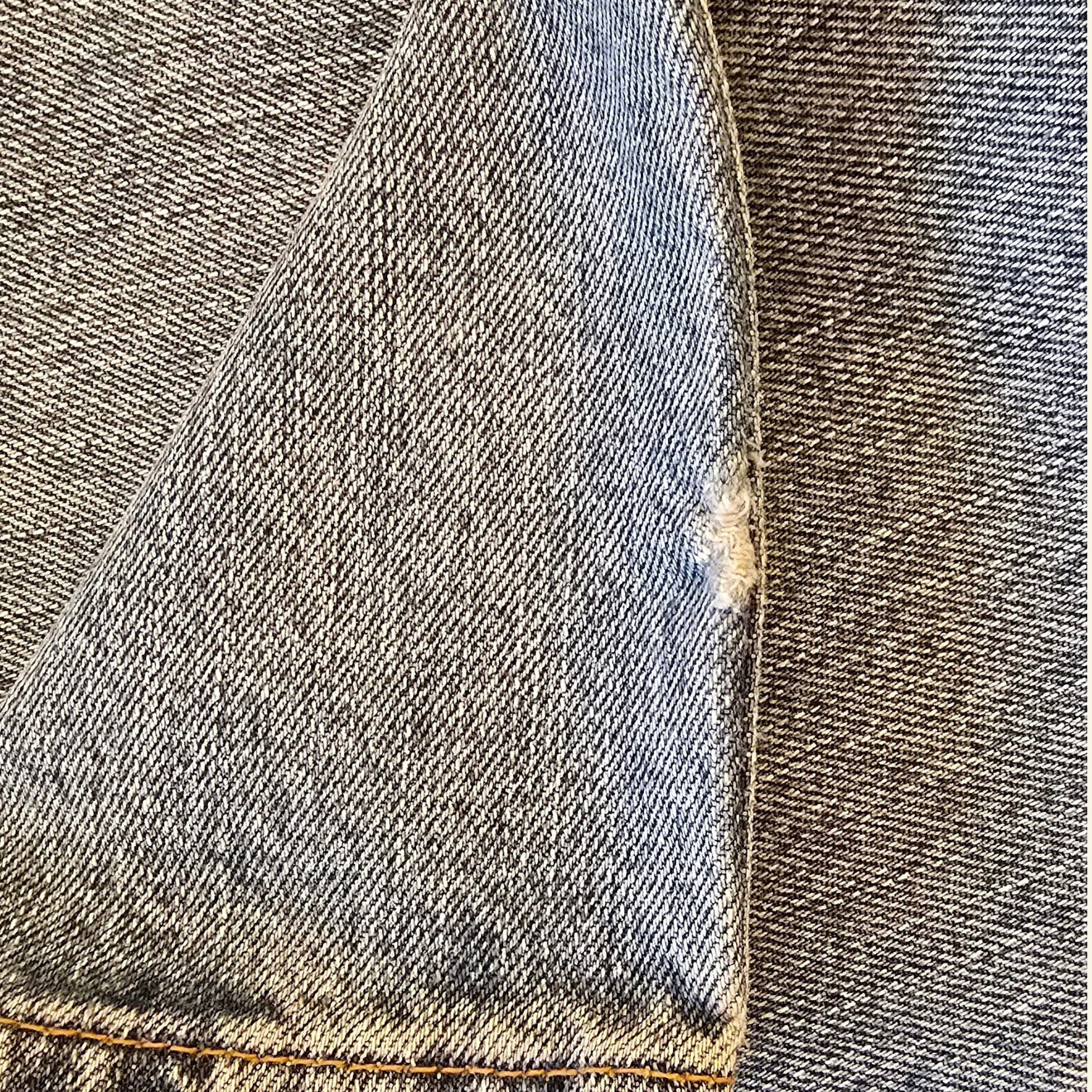 Wrangler Men's Blue Denim Jeans Straight Leg W38 L32 - Timelessfashions