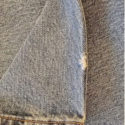 Wrangler Men's Blue Denim Jeans Straight Leg W38 L32 - Timelessfashions