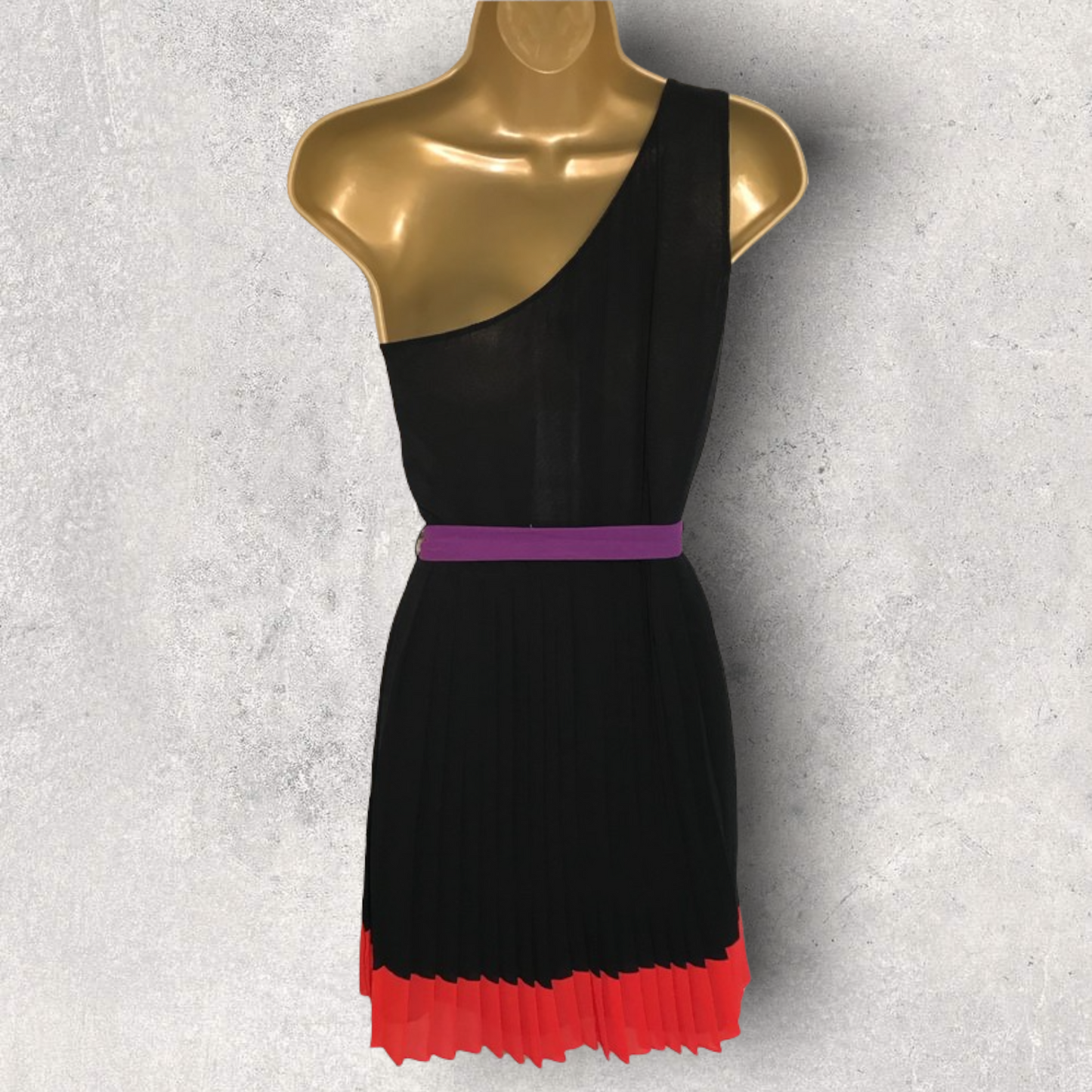 Next Black & Red off the shoulder Dress UK 8 US 4 EU 36 RRP £60.00 Timeless Fashions