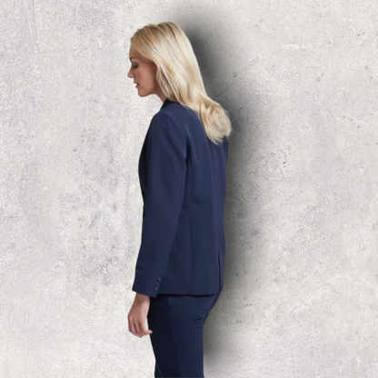 Libra Ladies Navy Blazer Jacket Business Office UK 10 US 6 EU 38 Timeless Fashions