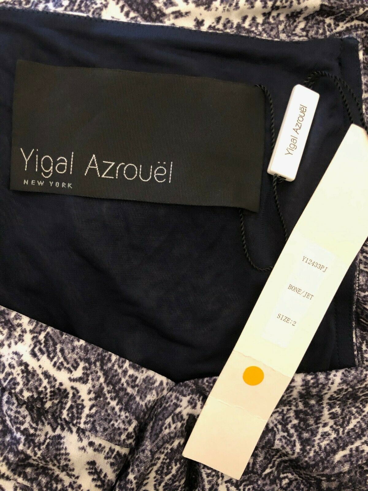 Yigal Azrouel Silk Paisley Print Kimono Style Ruched Dress UK 10 US 6 EU 38 BNWT RRP £780 Timeless Fashions