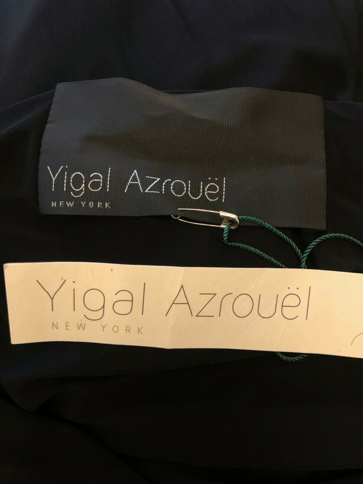 Yigal Azrouel Black One Shoulder Ruffle Drape Dress Sz 1 UK 8 US 4 EU 36 Timeless Fashions