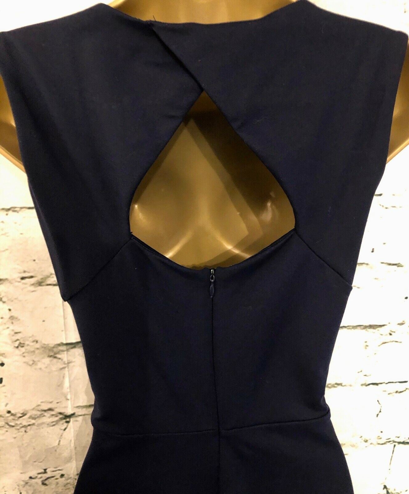 Cynthia Rowley Navy Blue Sleeveless Fit & Flare Dress UK 10 US 6 EU 38 Timeless Fashions