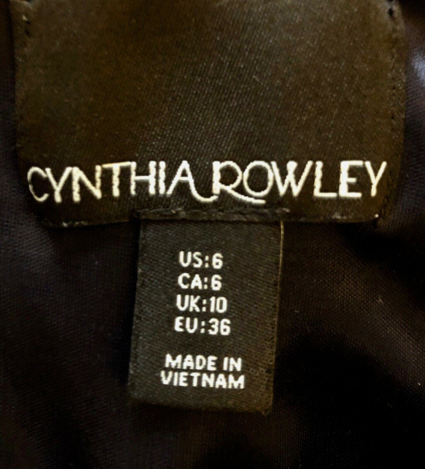 Cynthia Rowley Navy Blue Sleeveless Fit & Flare Dress UK 10 US 6 EU 38 Timeless Fashions