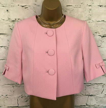 Libra Baby Pink Short Occasion Jacket UK 14 US 10 EU 42 Timeless Fashions