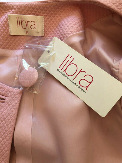 Libra Baby Pink Short Occasion Jacket UK 14 US 10 EU 42 Timeless Fashions