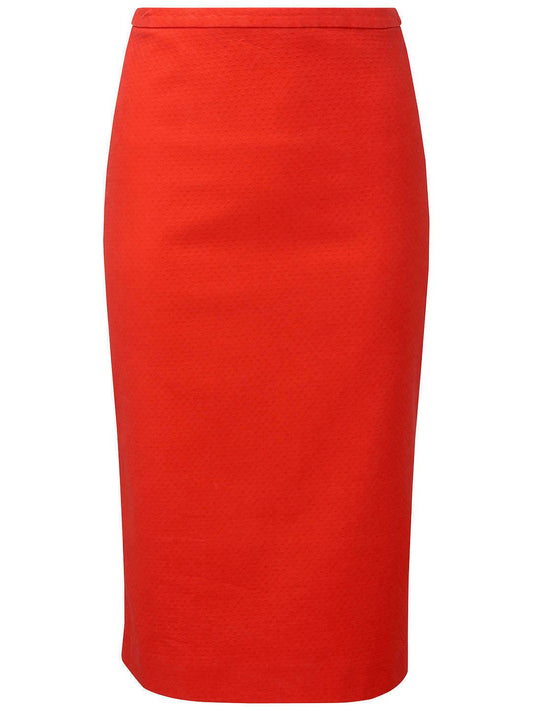 Pure Collection Tomato Red Belford Pencil Skirt UK 20 US 16 EU 48 BNWT RRP £70 Timeless Fashions