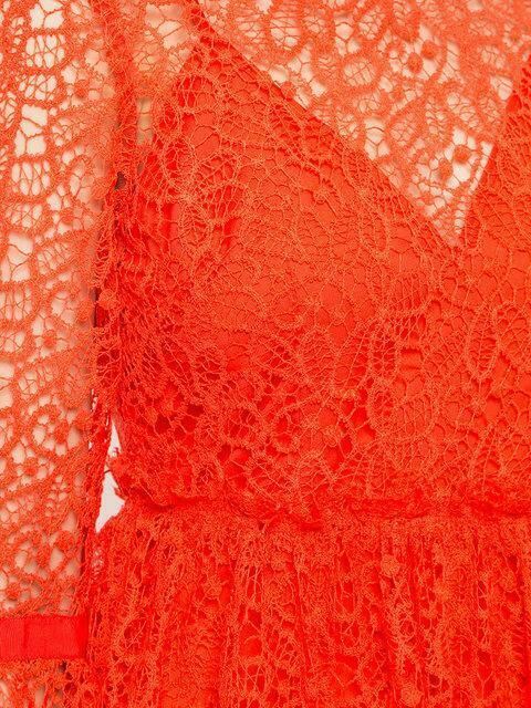 Alice McCall Red 'Back to You' Lace Babydoll Mini Dress UK 12 US 8 EU 40 BNWT RRP £375 Timeless Fashions