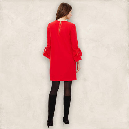 Phase Eight Cherry Red Tanya Tunic Dress UK 12 US 8 EU 40 Timeless Fashions
