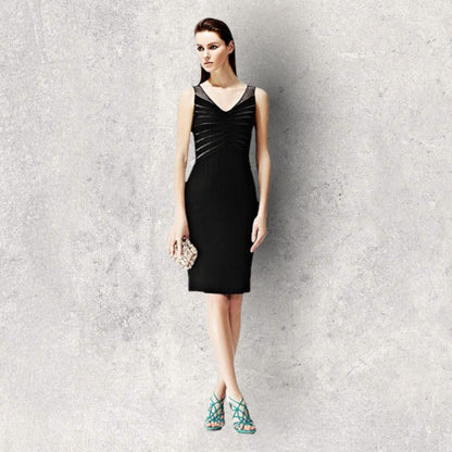 Reiss Sonita Black Mesh Panel Bodycon Dress UK 12 US 8 EU 40 RRP £190 Timeless Fashions
