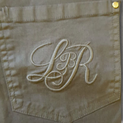 Libra Khaki Straight Leg Cotton Jeans UK 16 US 12 EU 44 Timeless Fashions