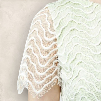 Reiss Soft Mint Green Lark Lace Overlay Dress UK 12 US 8 EU 40 RRP £190 Timeless Fashions