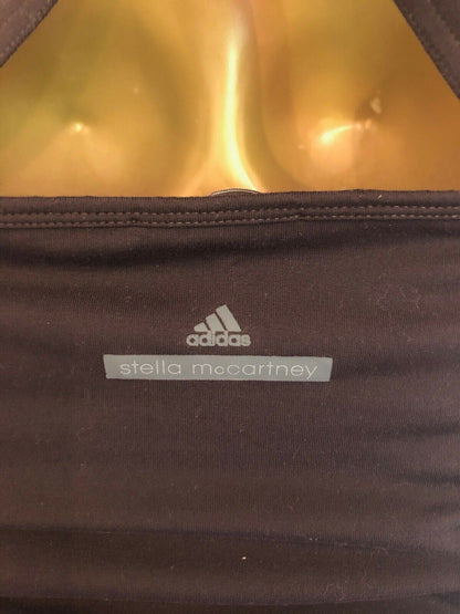 Stella McCartney Womens Adidas Brown Training, Running, Yoga Top UK 10 US 6 EU 38 Timeless Fashions