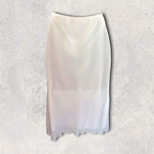 Valentino Jeans Women's White & Black Floral Chiffon Skirt UK 10 EU 38 US 8 IT 42 Timeless Fashions