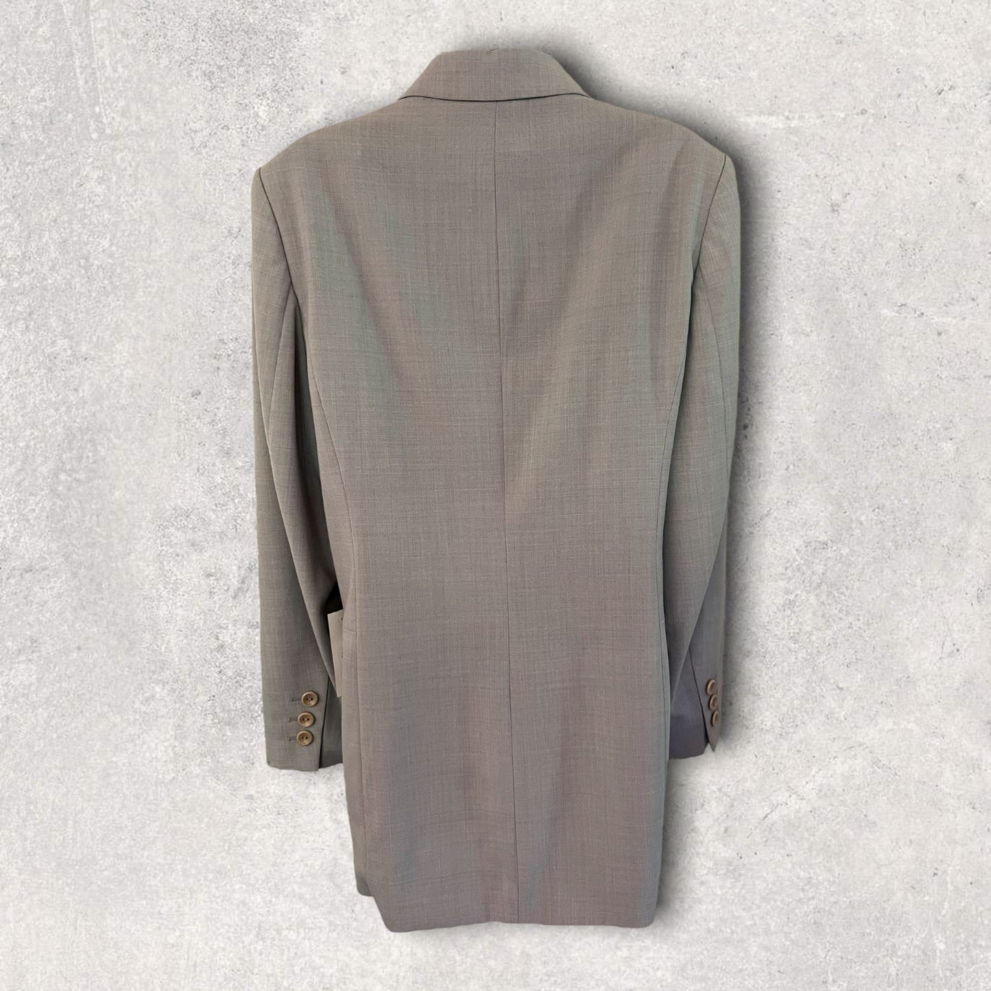 Gina B by Heidemann Vintage Dove Grey Virgin Wool Blend Jacket UK 16 US 12 EU 44 Timeless Fashions