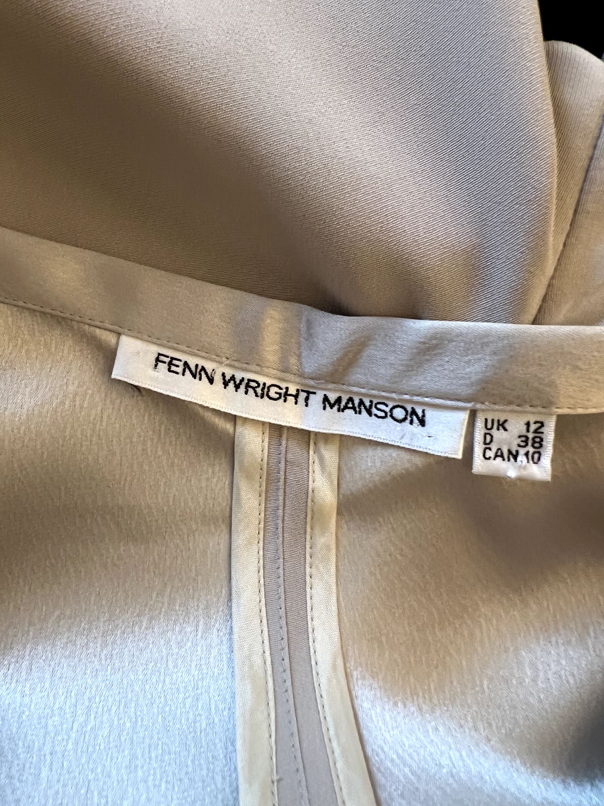 Fenn Wright Manson Wide Leg Silky Culottes, Taupe UK 10/12 US 6/8 EU 38/40 Timeless Fashions
