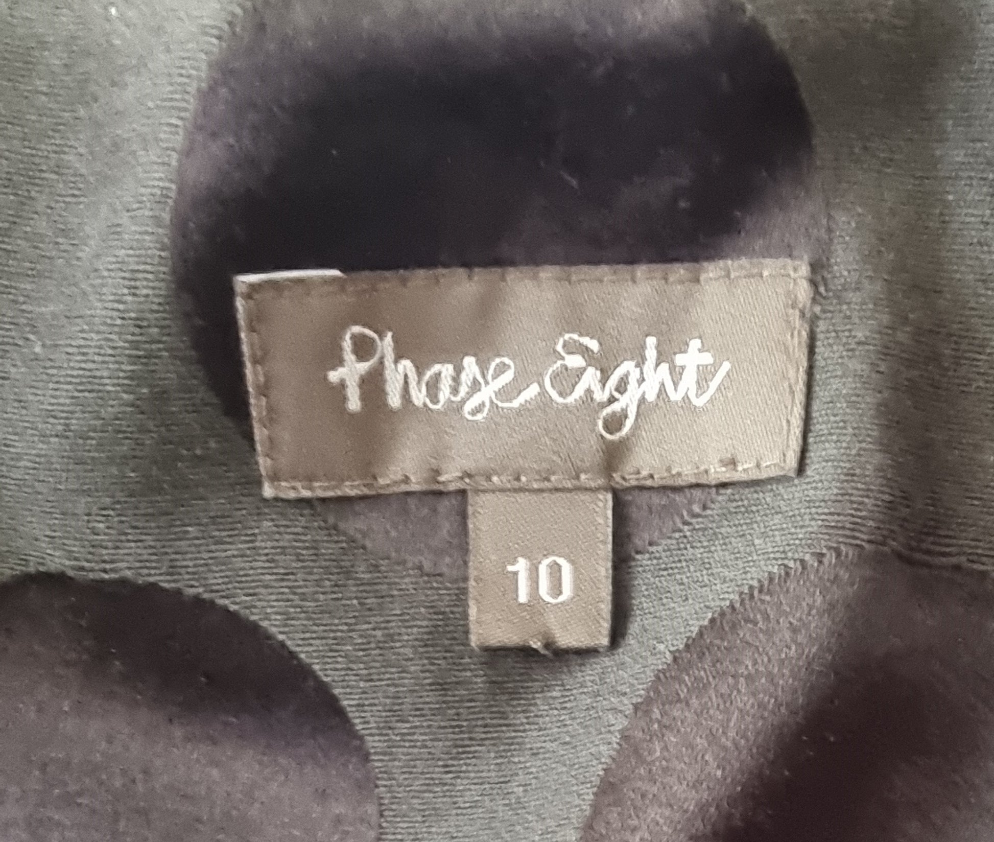 Phase Eight Brown Cotton Lined Cropped Jacket Bolero UK 10 US 6 EU 38 Timeless Fashions