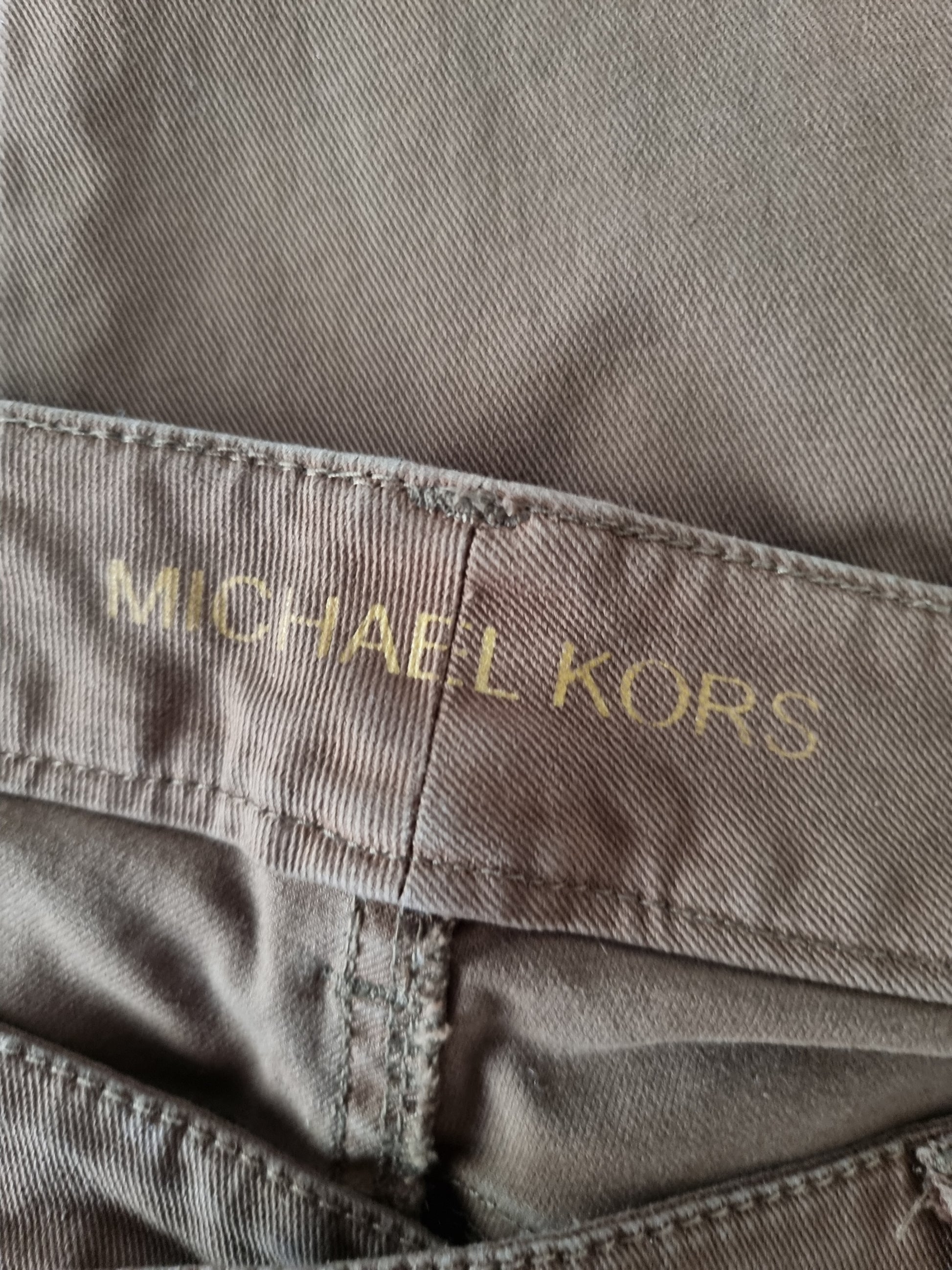 Michael Kors Women's Khaki Denim Skinny Jeans. UK 10 US 6 EU 38 Timeless Fashions