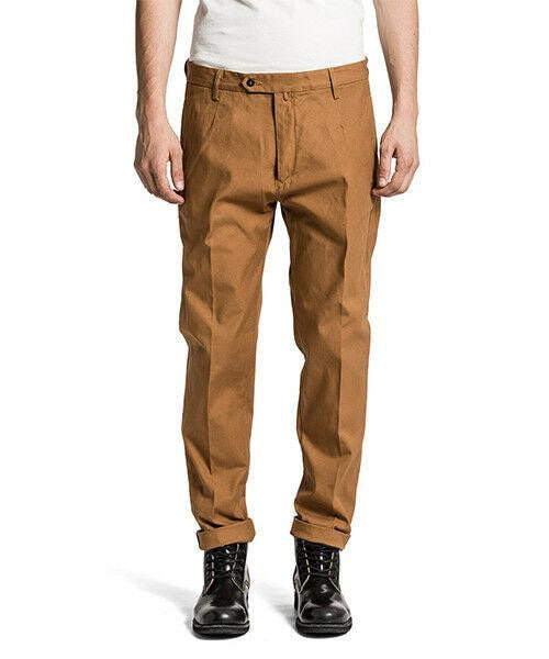 Replay Tan One Off II Yeldun Evolution Mens Cotton Canvas Jeans W33" L31" RRP £210 Timeless Fashions