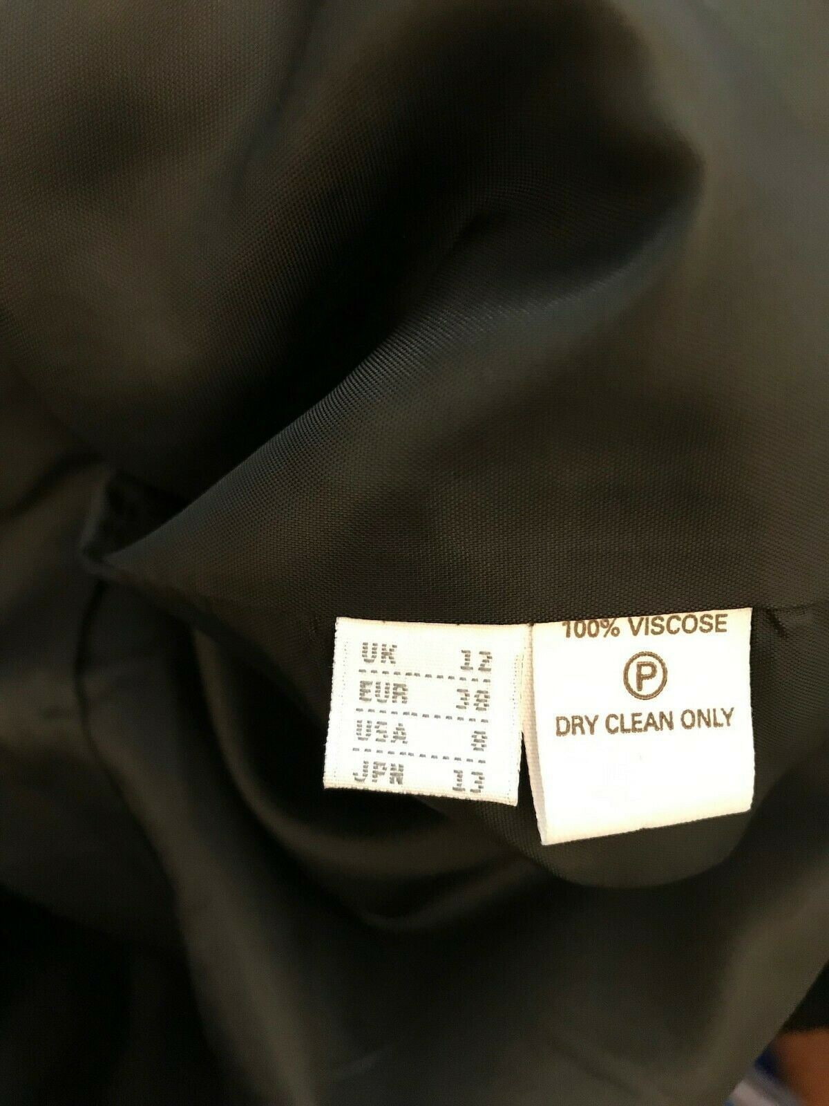 Nicole Farhi Black Tailored Blazer Jacket UK 12 US 8 EU 40 Timeless Fashions