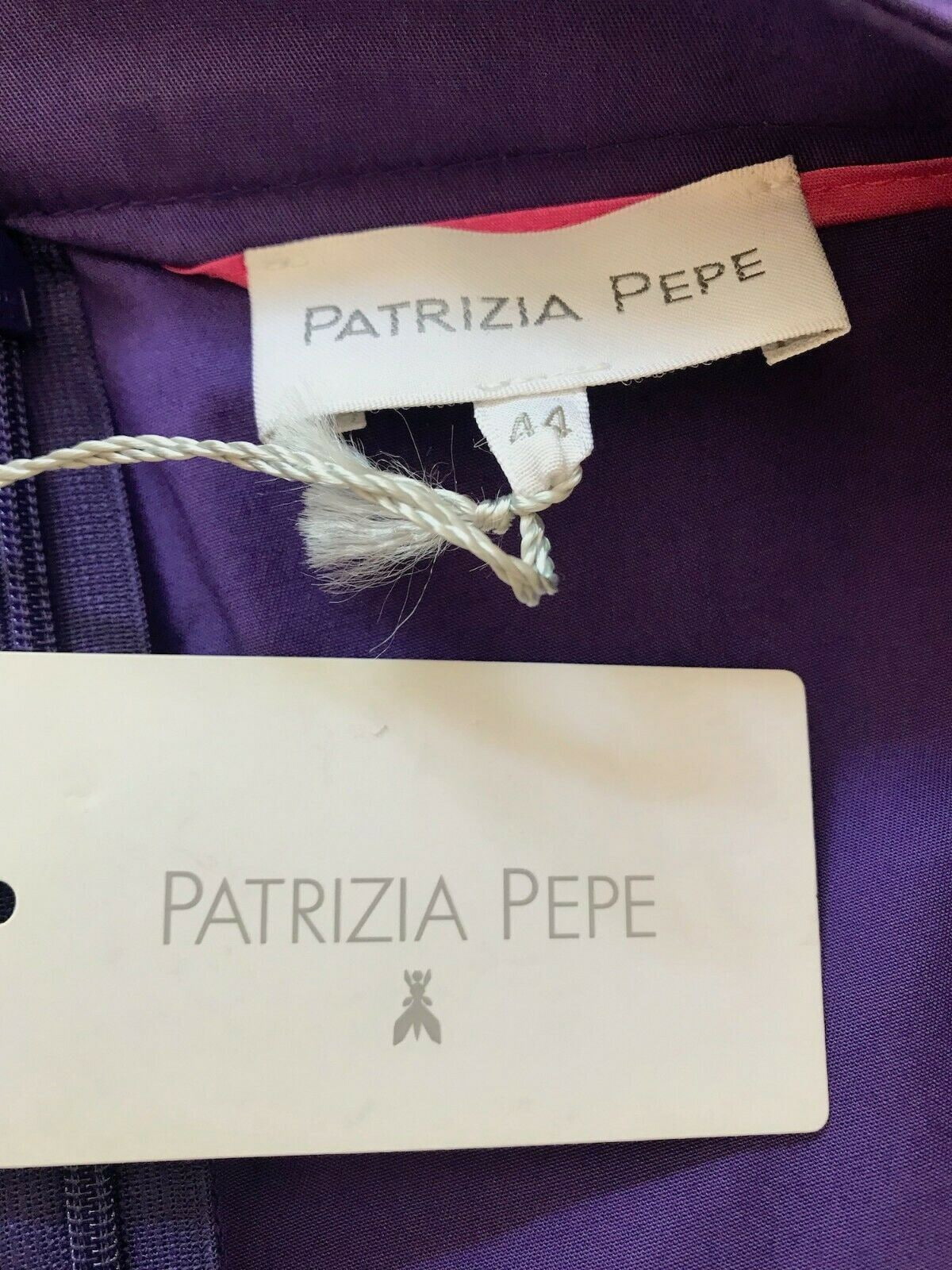 Patrizia Pepe Purple Cotton Stretch Mini Skirt UK 12 US 8 EU 40 BNWT RRP £142.00 Timeless Fashions