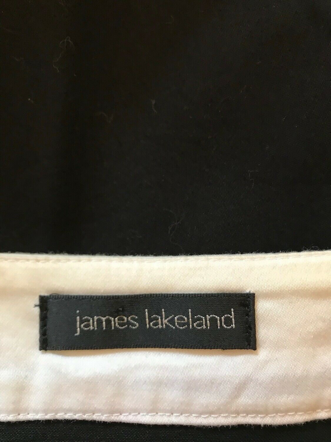 James Lakeland Black & White Diamante Cotton Dress UK 10 US 6 EU 38 Timeless Fashions