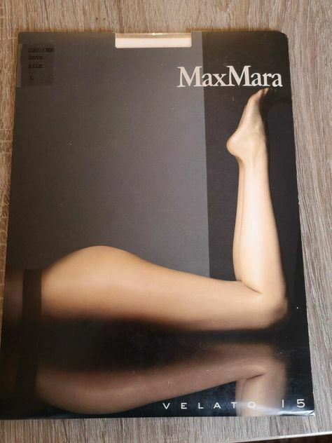 Max Mara Velato Ivory 15 Tights Cadine Size S 4ft 9" - 4ft 11" Outrageously Gorgeous