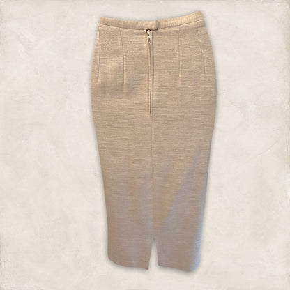 RUTY Paris Ivory Midi Pencil Skirt UK 10/12 US 6/8 EU 38/40 Timeless Fashions