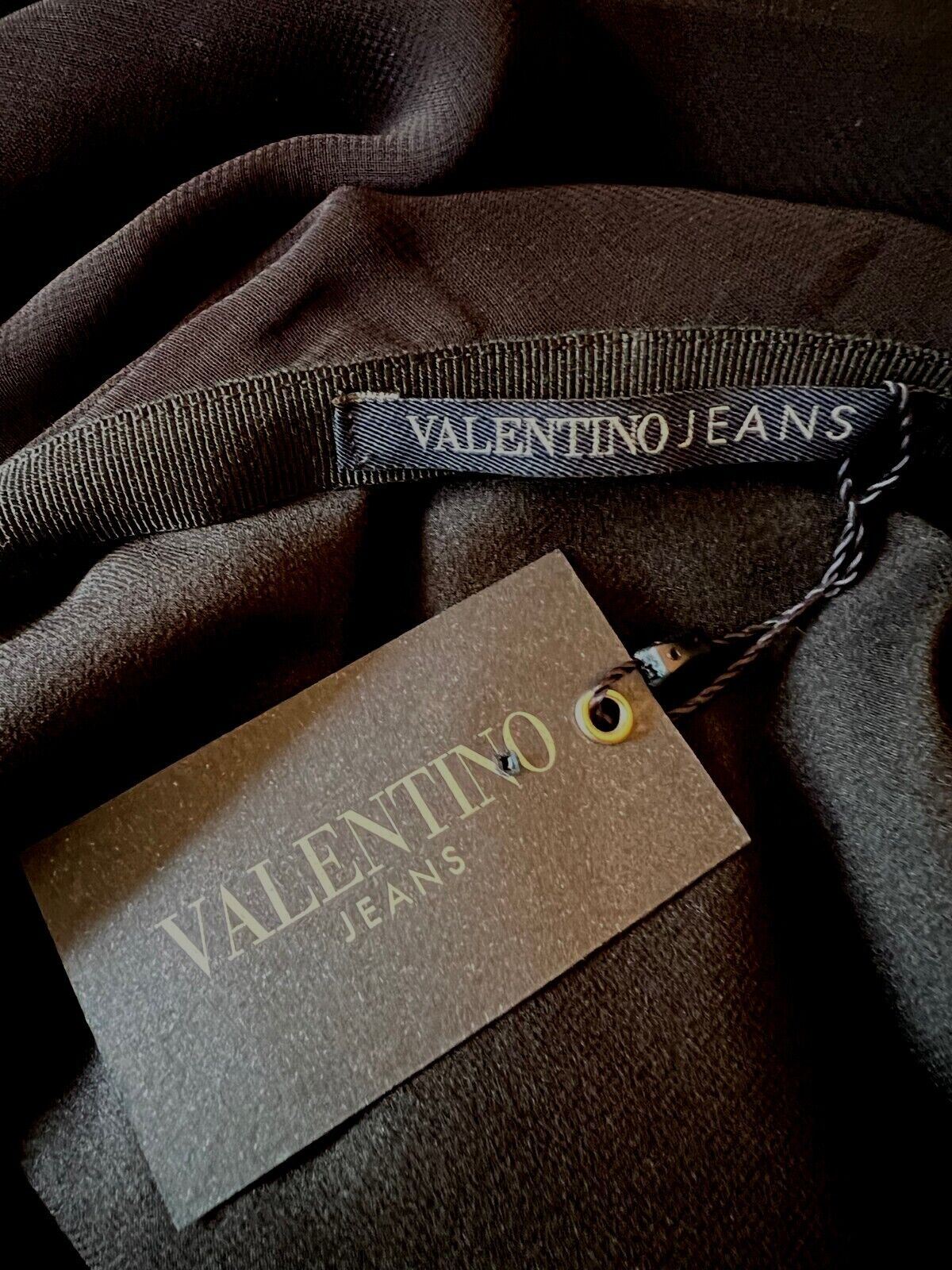Valentino Jeans Womens Black & White Floral Chiffon Skirt UK 14 EU 40 US 8 IT 46 Timeless Fashions