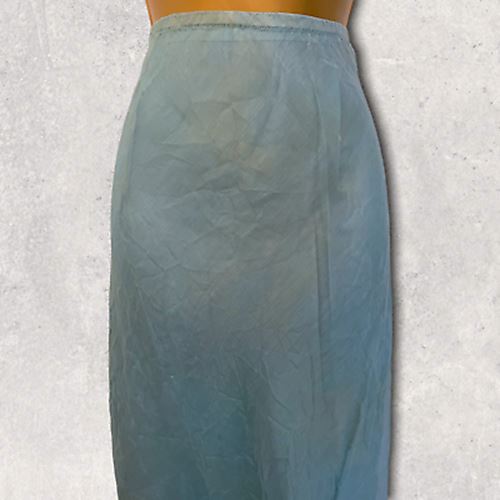 Beppe Bondi Duck Egg Green Crinkle Tulle Pencil Skirt UK 14 US 10 EU 42 IT 46 BNWT Timeless Fashions