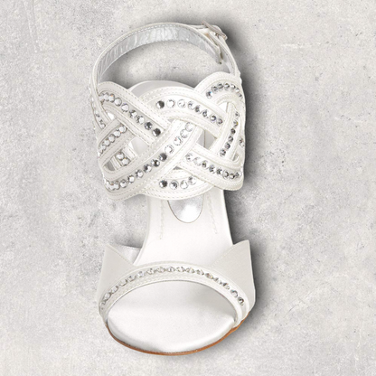 Bourne Tiffany Ivory Satin Heel Bridal Shoes UK 7 BNIB Timeless Fashions