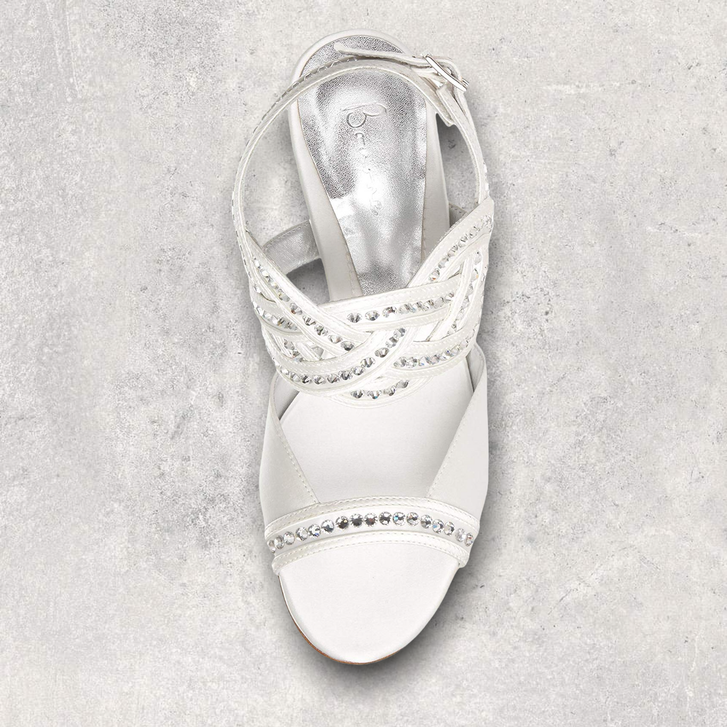 Bourne Tiffany Ivory Satin Heel Bridal Shoes UK 7 BNIB Timeless Fashions