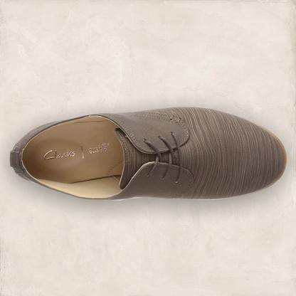 Clarks Alice May Women's Wide Lace-Up Shoes Taupe UK 5 Timeless Fashions