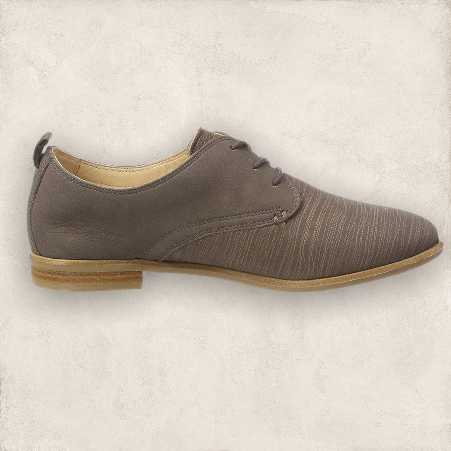 Clarks Alice May Women's Wide Lace-Up Shoes Taupe UK 5 Timeless Fashions