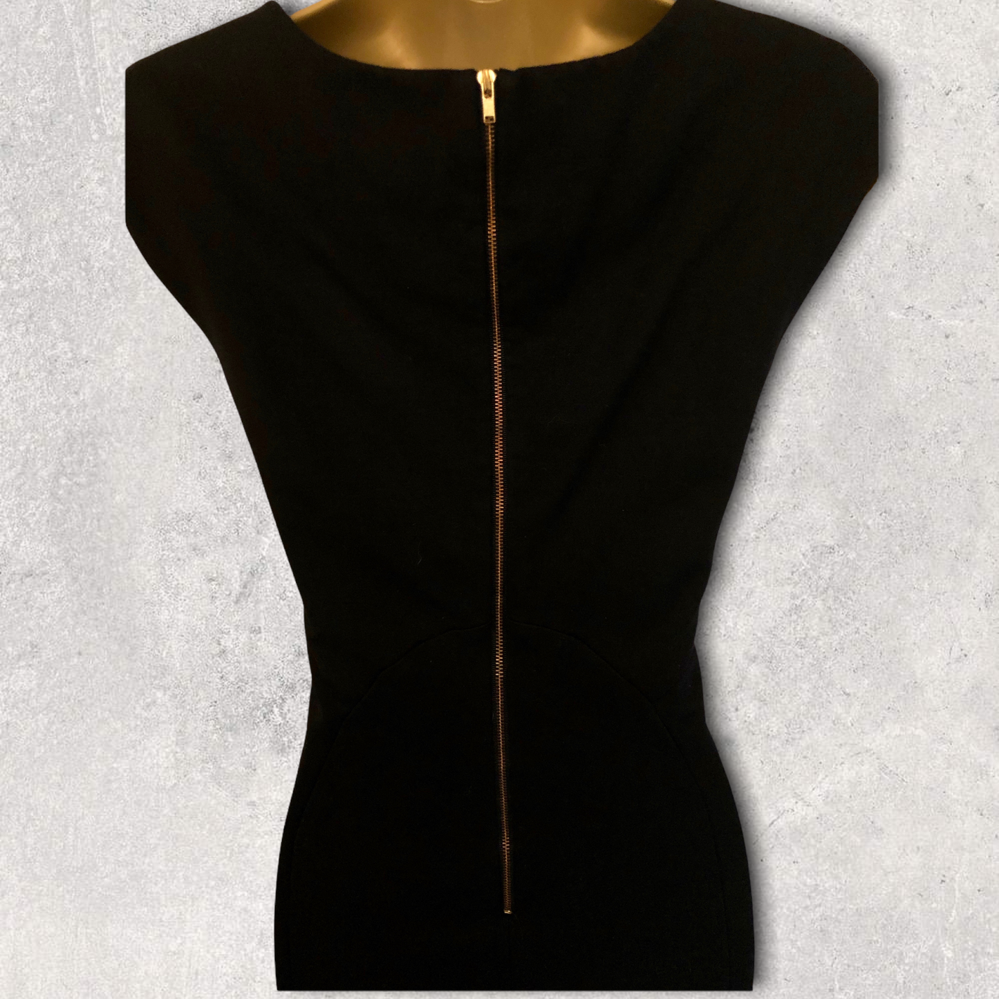 Catherine Maladrino Black Sleeveless Pencil Dress UK 6 US 2 EU 34 RRP £185 Timeless Fashions