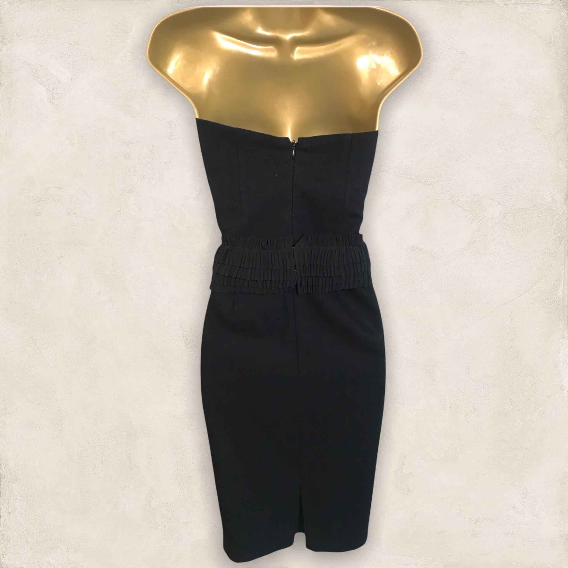 By Malene Birger Black Cabrera Strapless Dress UK 10 US 6 EU 38 BNWT RRP £280.00 Timeless Fashions